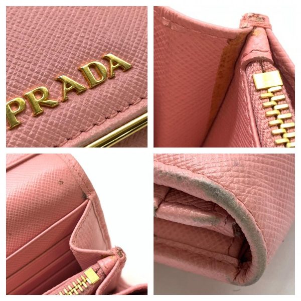 1240001037105 9 Prada Saffiano Long Wallet Pink