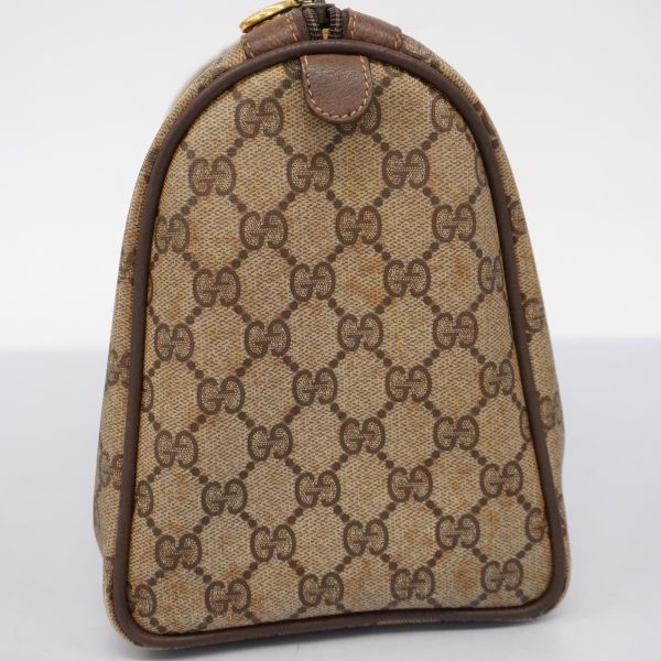 1240001037132 15 Gucci Handbag GG Supreme Sherry Line Brown