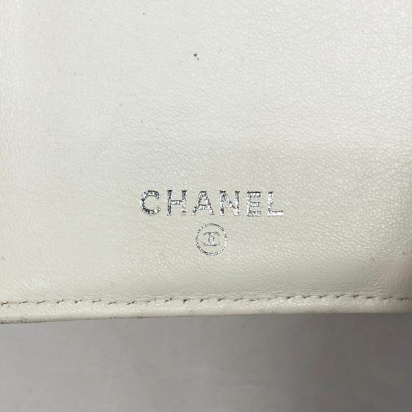 1240001037149 5 1 Chanel Long Wallet Bicolore Beige Silver Hardware