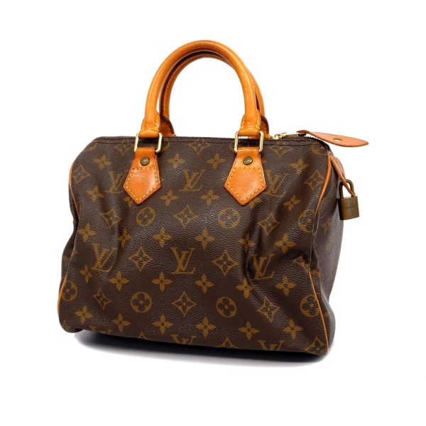 1240001037162 1 Louis Vuitton Handbag Monogram Speedy 25 Brown