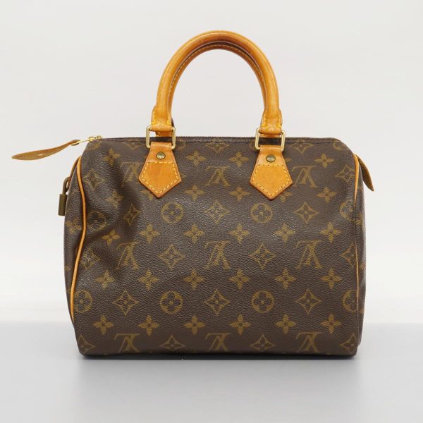 1240001037162 16 Louis Vuitton Handbag Monogram Speedy 25 Brown