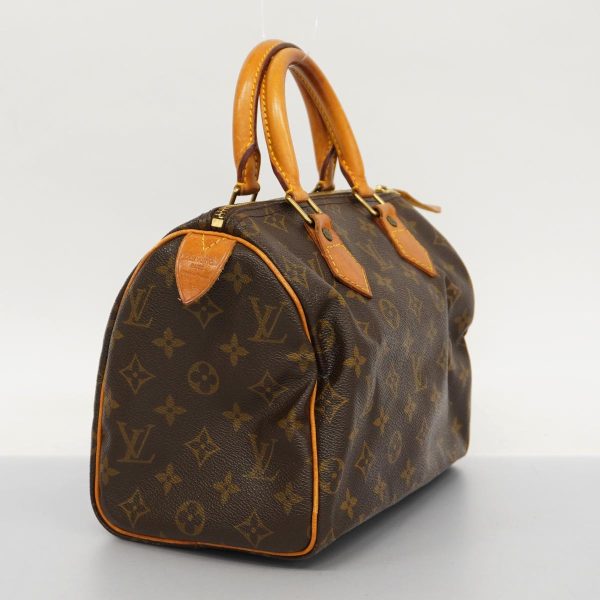 1240001037162 2 Louis Vuitton Handbag Monogram Speedy 25 Brown