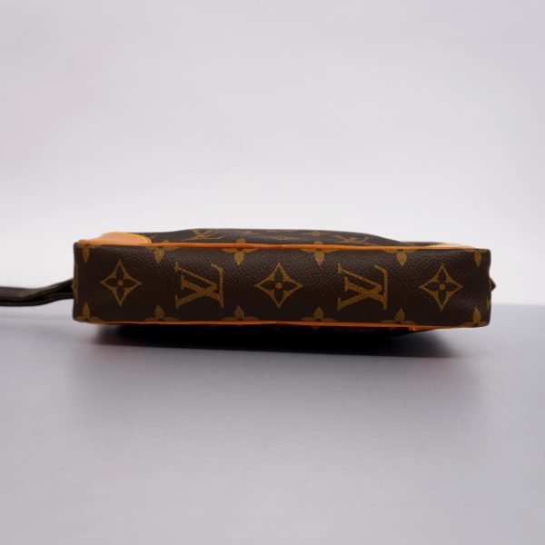 1240001037165 3 Louis Vuitton Clutch Bag Marly Dragonne PM Brown