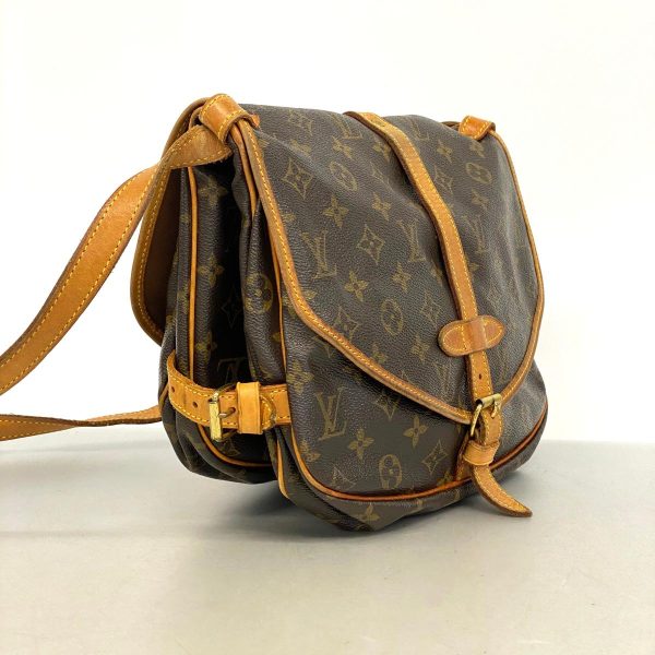 1240001037171 2 Louis Vuitton Shoulder Monogram Saumur 30 Brown