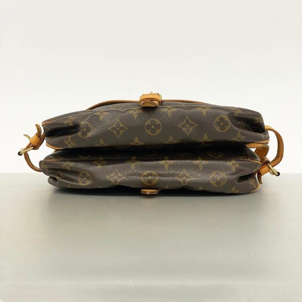 1240001037171 3 Louis Vuitton Shoulder Monogram Saumur 30 Brown