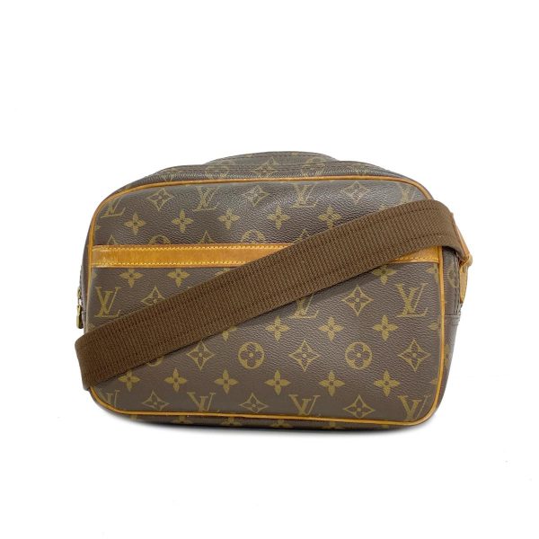 1240001037197 1 Louis Vuitton Shoulder Monogram Reporter PM Brown