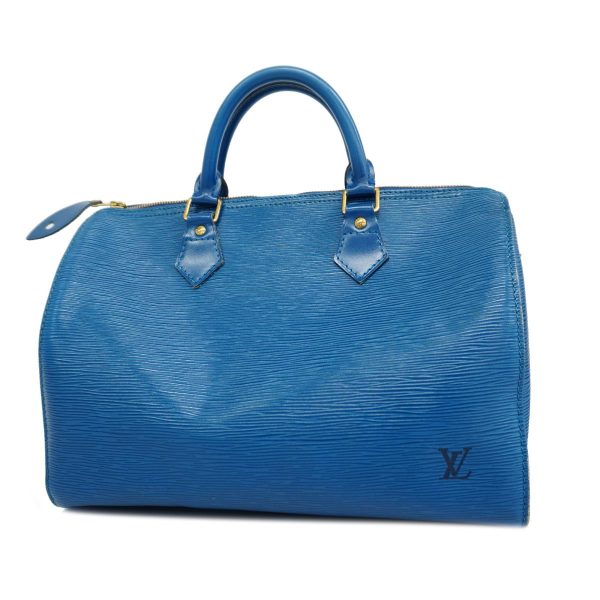 1240001037201 1 Louis Vuitton Handbag Epi Speedy 30 Toledo Blue