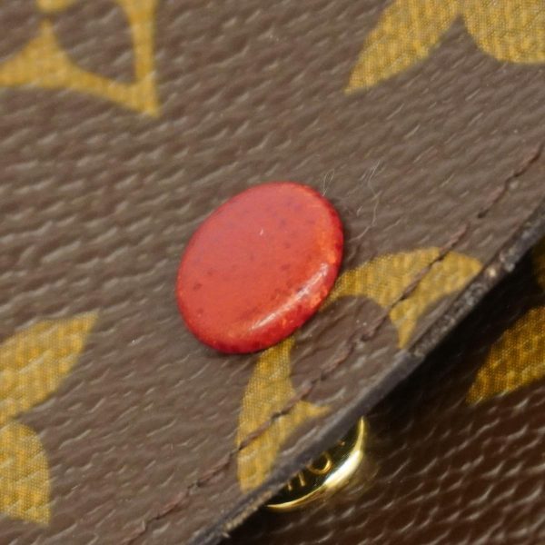 1240001037212 11 Louis Vuitton Long Wallet Portefeuille Brown Rouge