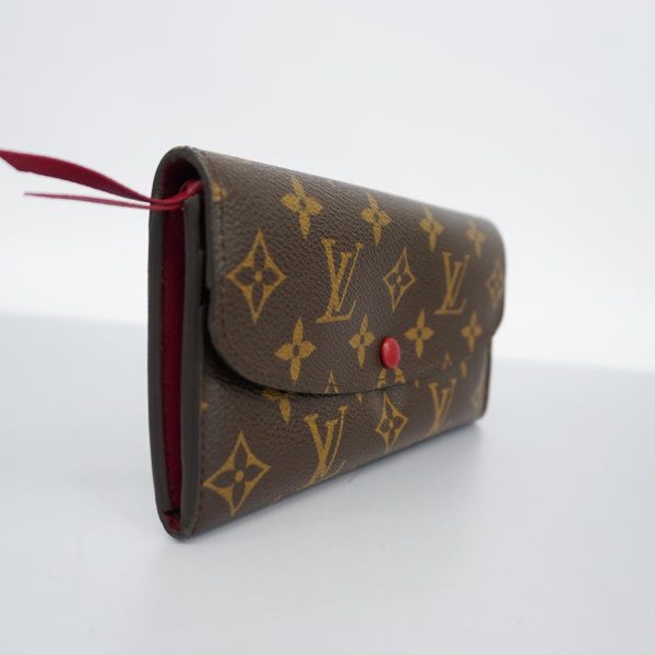 1240001037212 2 Louis Vuitton Long Wallet Portefeuille Brown Rouge