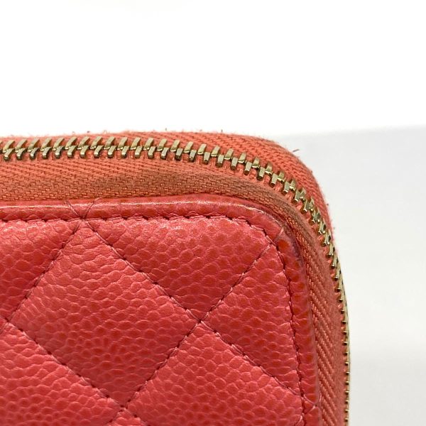 1240001037270 7 Chanel Long Wallet Matelasse Caviar Skin Pink