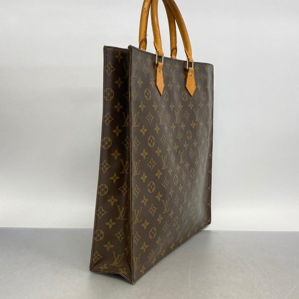 1240001037284 2 Louis Vuitton Handbag Monogram Sac Pla Brown