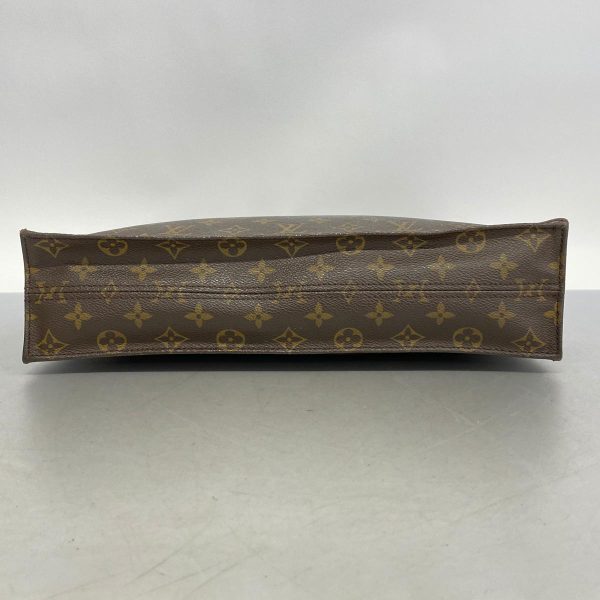 1240001037284 3 Louis Vuitton Handbag Monogram Sac Pla Brown