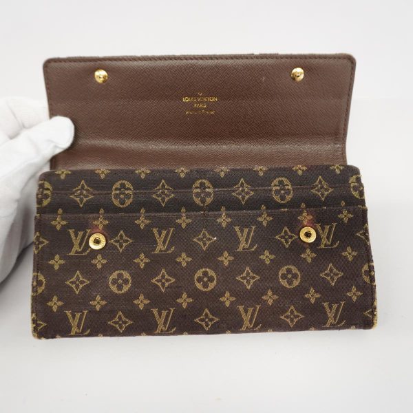 1240001037309 11 Louis Vuitton Long Wallet Portefeuille Sara Ebene