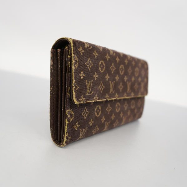 1240001037309 2 Louis Vuitton Long Wallet Portefeuille Sara Ebene