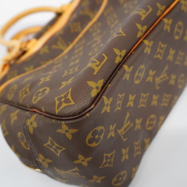 1240001037313 11 Louis Vuitton Handbag Monogram Deauville Brown