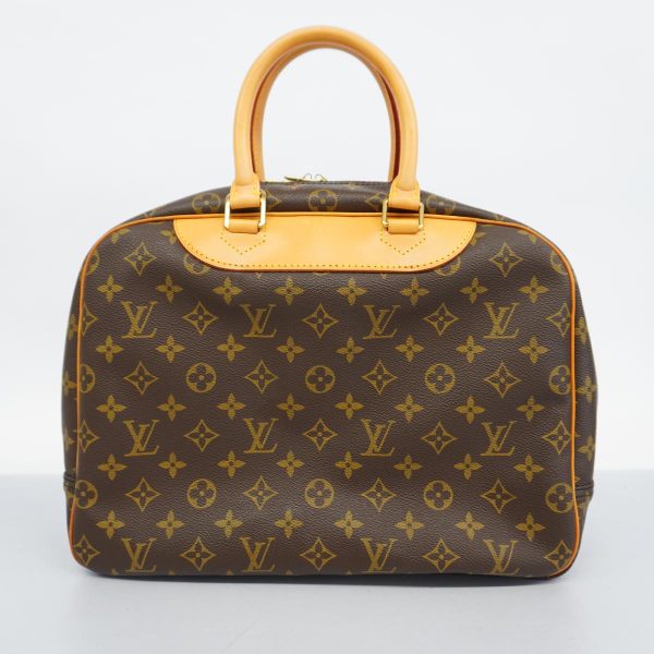 1240001037313 12 Louis Vuitton Handbag Monogram Deauville Brown