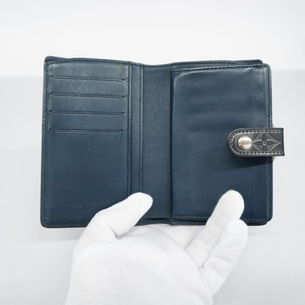 1240001037326 3 1 Louis Vuitton Wallet Portefeuil Viennois Blue