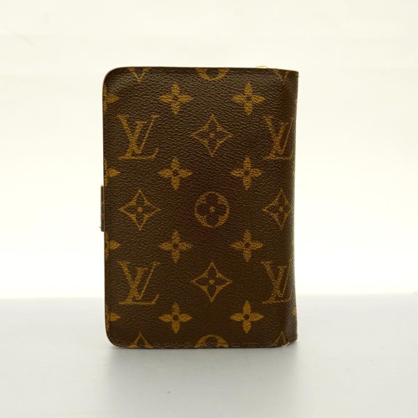 1240001037342 15 Louis Vuitton Wallet Porte Papier Zip Brown