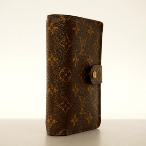 1240001037342 2 Louis Vuitton Wallet Porte Papier Zip Brown