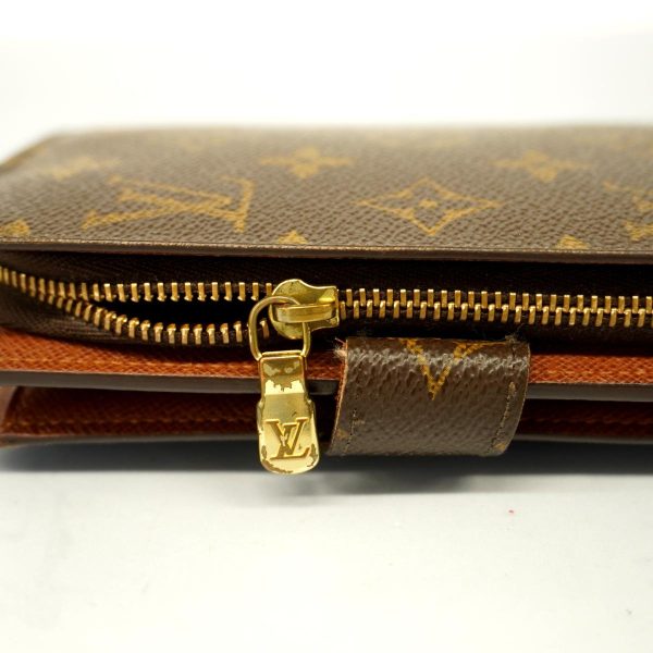 1240001037342 8 Louis Vuitton Wallet Porte Papier Zip Brown