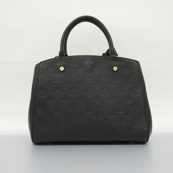 1240001037345 13 Louis Vuitton 2way Bag Empreinte Montaigne MM Noir