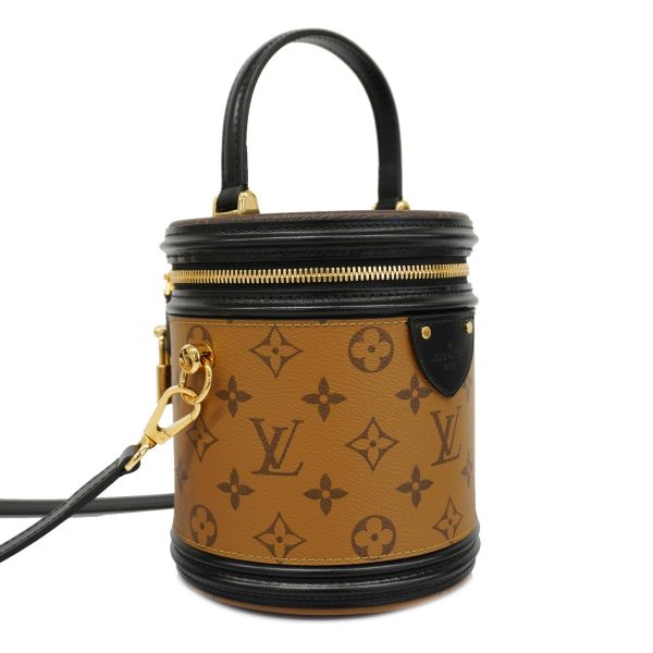 1240001037358 2 Louis Vuitton 2way Bag Reverse Cannes Brown