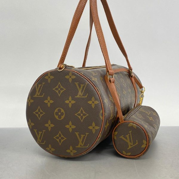 1240001037363 2 Louis Vuitton Handbag Monogram Papillon 30 Brown