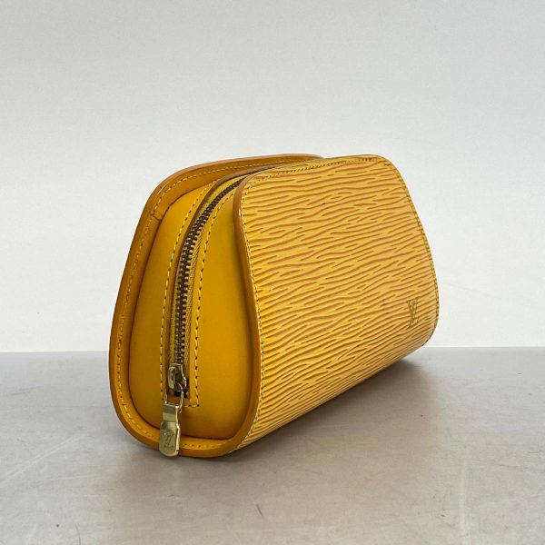 1240001037365 2 Louis Vuitton Pouch Epi Dauphine PM Jaune