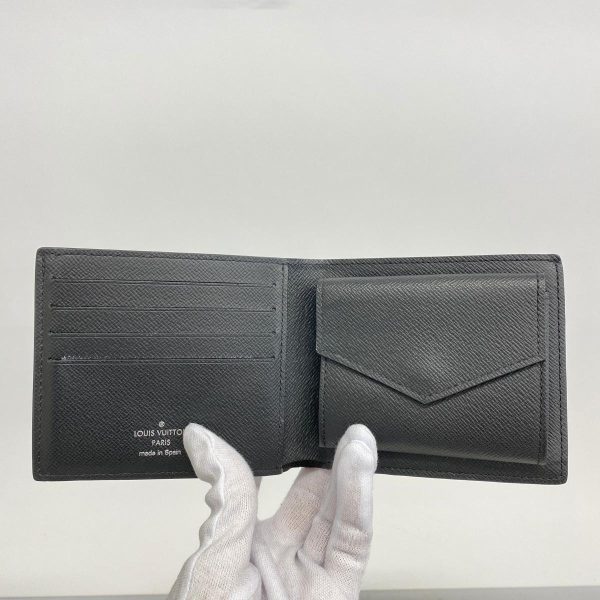 1240001037367 3 Louis Vuitton Wallet Portefeuille Marco NM Black