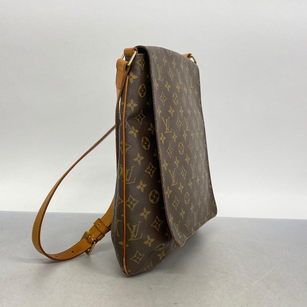 1240001037399 2 Louis Vuitton Shoulder Bag Monogram Musette Brown