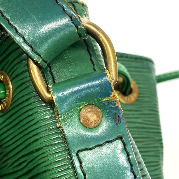 1240001037415 8 Louis Vuitton Shoulder Epi Petit Noe Borneo Green