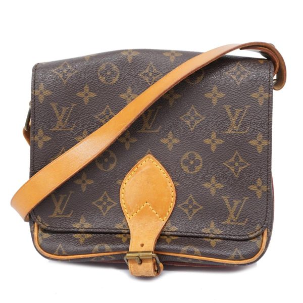 1240001037424 1 Louis Vuitton Shoulder Bag Cartesier 22 Brown