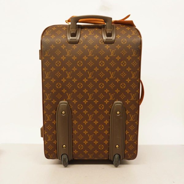 1240001037427 15 Louis Vuitton Carry Bag Monogram Pegas 55 Brown