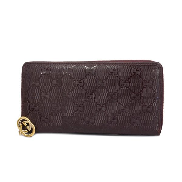 1240001037429 1 Gucci Long Wallet GG Impleme Purple Gold Hardware