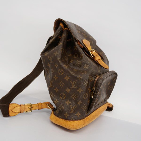 1240001037433 2 Louis Vuitton Rucksack Monogram Monsouris Brown