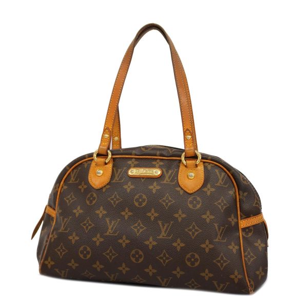 1240001037447 1 Louis Vuitton Shoulder Bag Montorgueil PM Brown