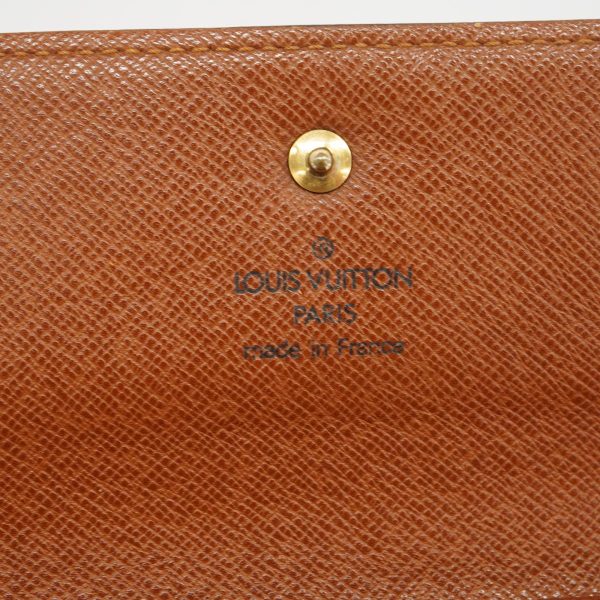 1240001037456 4 Louis Vuitton Long Wallet Portefeuil Brown