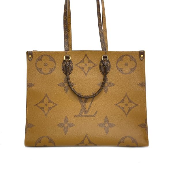 1240001037459 8 1 Louis Vuitton 2way Bag Reverse On The Go GM Brown