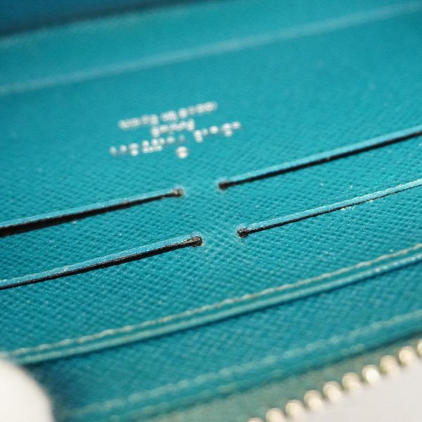 1240001037482 11 1 Louis Vuitton Long Wallet Epi Zippy Cyan