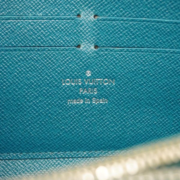 1240001037482 5 1 Louis Vuitton Long Wallet Epi Zippy Cyan