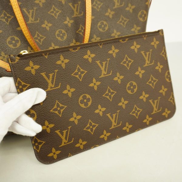 1240001037494 10 1 Louis Vuitton Tote Bag Monogram Neverfull MM Brown