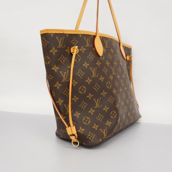 1240001037494 2 1 Louis Vuitton Tote Bag Monogram Neverfull MM Brown