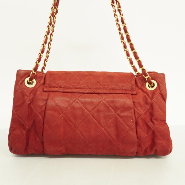 1240001037510 11 1 Chanel Shoulder Bag Matelasse Chain Leather Red