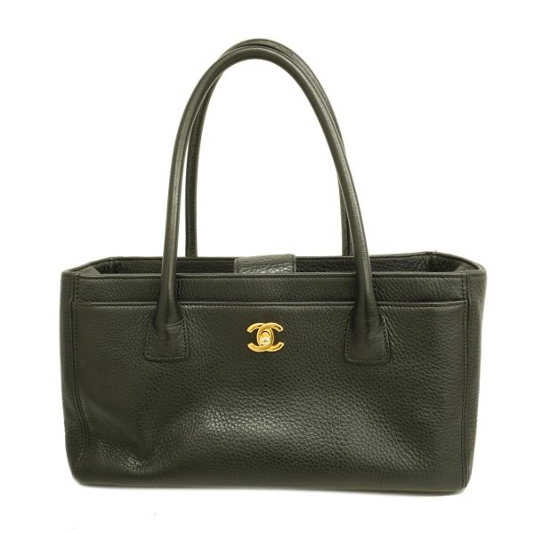 1240001037537 1 Chanel Tote Bag Executive Black Gold Hardware