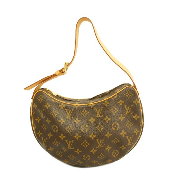 1240001037544 1 Louis Vuitton Handbag Monogram Croissant MM Brown