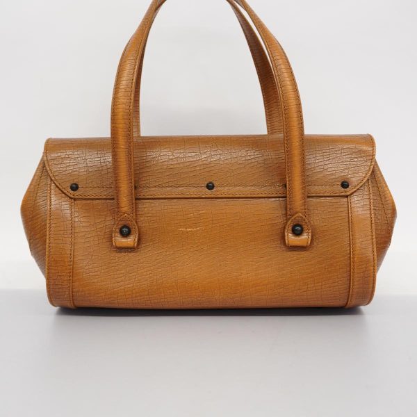 1240001037549 12 Gucci Medium Handbag Bamboo Leather Brown