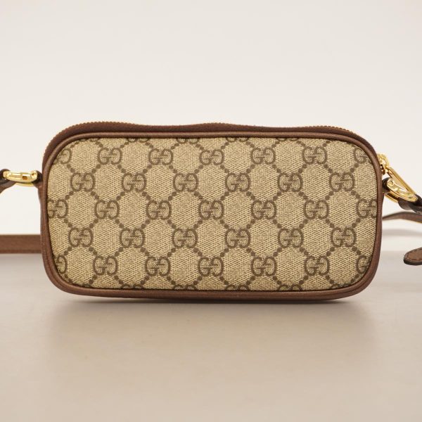 1240001037566 9 Gucci GG Supreme Ophidia Shoulder Bag Brown