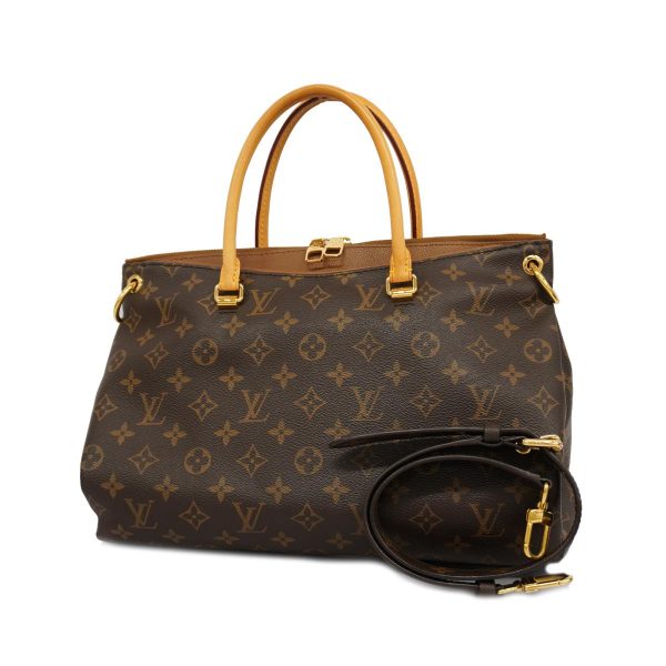 1240001037574 1 Louis Vuitton 2way Bag Monogram Avane Paras Brown