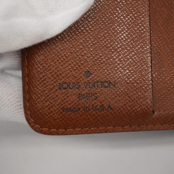 1240001037592 4 Louis Vuitton Wallet Monogram Compact Zip Brown