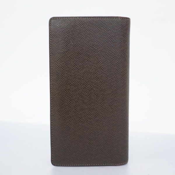 1240001037617 13 Louis Vuitton Long Wallet Taiga Brazza Grizzly